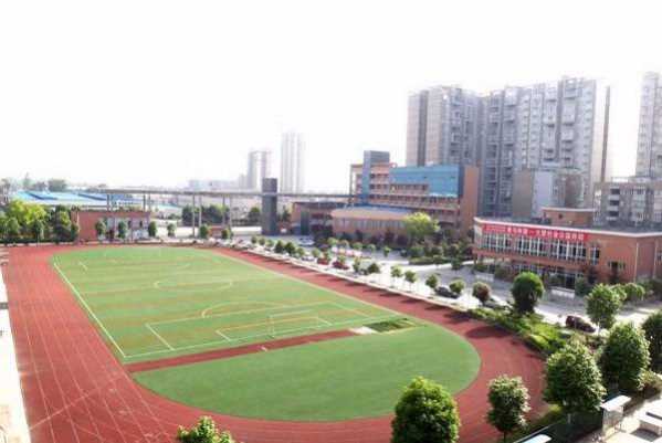眉山卫生职业技术学校操场俯视图