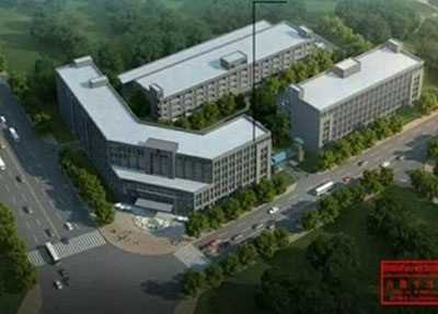 绵阳航空职业学院校园俯视图