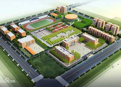 乐山幼师职业学校鸟瞰图
