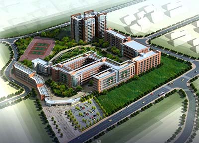 新校区鸟瞰图 新校区鸟瞰图