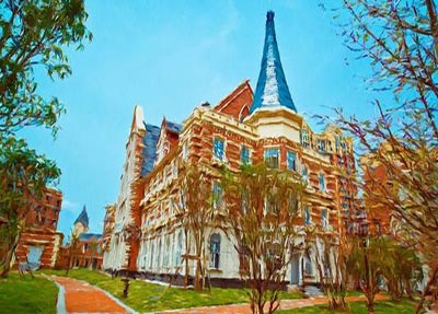 学校风格化拍摄