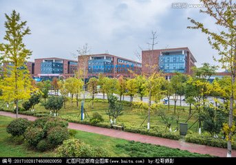 贵阳职业技术学院的校园一角