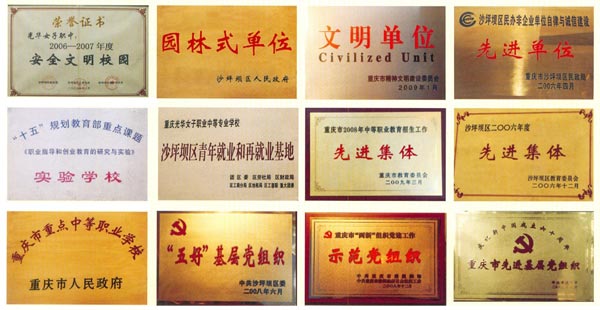 重庆光华女子职业中等专业学校荣誉