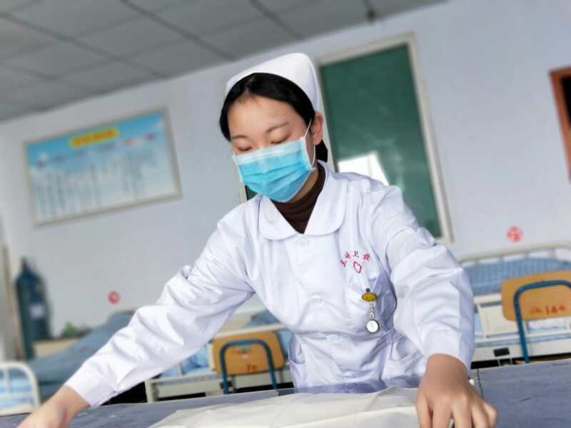 重庆市三峡卫生学校学生现场实训（图四）