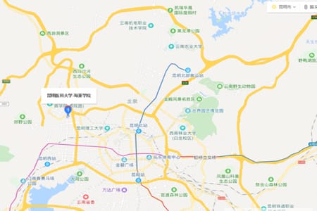 2023昆明医科大学海源学院地址以及乘车路线