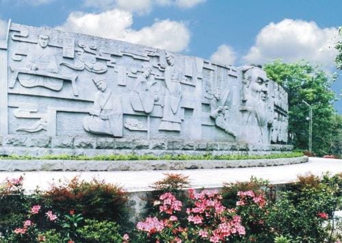 四川师范大学校园一角