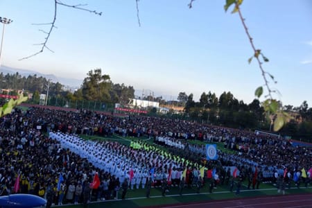 昆明卫生职业学院第八届冬季运动会暨第一届体育文化节开幕