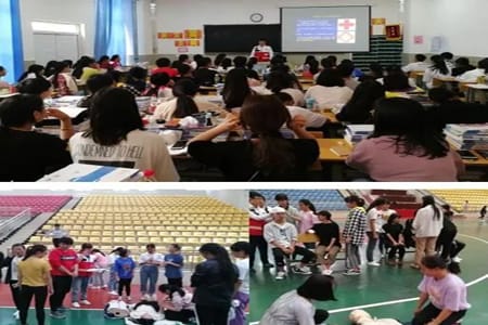 昆明卫生职业学院红十字会开展应急救护员培训