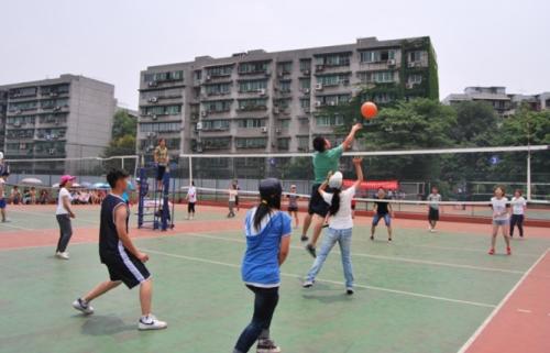 成都体育学院排球比赛