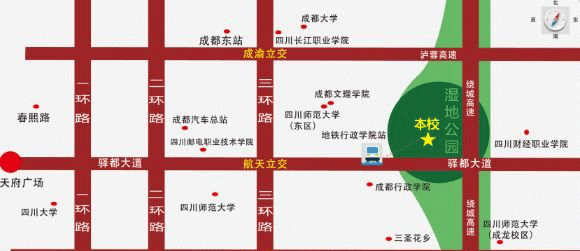四川红十字卫生学校地址及乘车路线