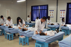 成都康复技术专业老师课堂示范